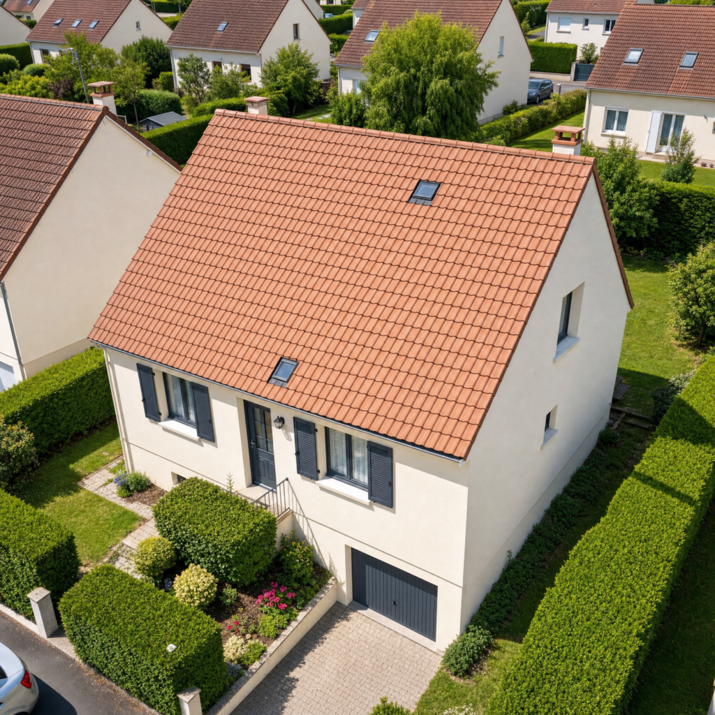 photo après la rénovation d'une toiture à ile de france